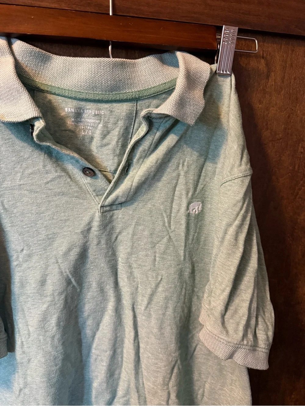 Banana Republic Mint Green Men's Polo
